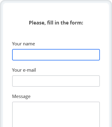 A screenshot of a form builder