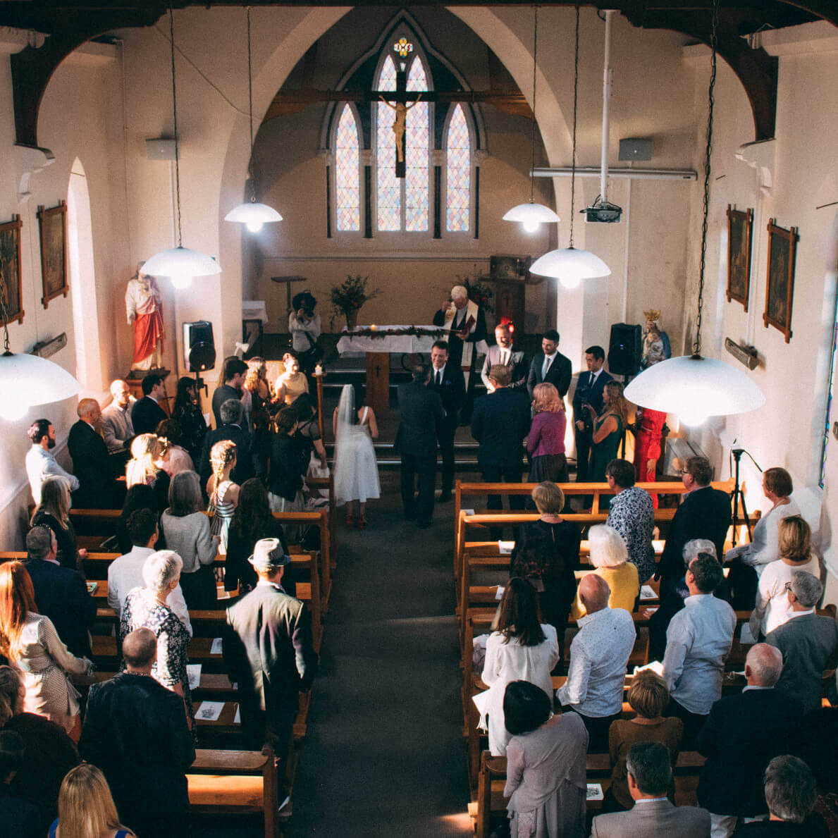 wedding in the church